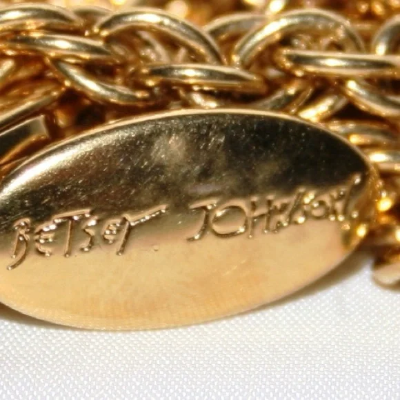 NWT - Betsey Johnson heart watch pendant necklace